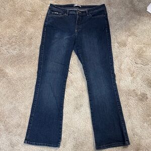 Lee mid rise boot cut jeans